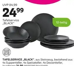 Mömax Tafelservice „black“ Angebot