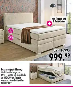 Möbel Boss Boxspringbett hanna Angebot