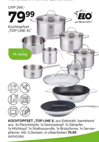 Mömax Elo kochtopfset top line xl Angebot