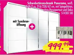 Möbel Boss Schwebetürenschrank panorama Angebot
