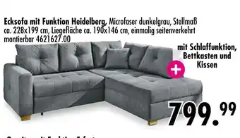 Möbel Boss Ecksofa mit funktion heidelberg Angebot