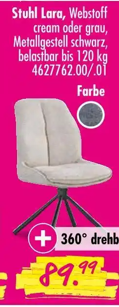 Möbel Boss Stuhl lara Angebot