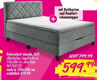 Möbel Boss Polsterbett lincoln Angebot