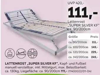 Mömax Lattenrost super silver kf Angebot