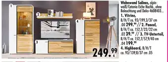 Möbel Boss Wohnwand salinas Angebot