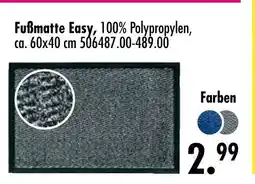 Möbel Boss Fußmatte easy Angebot