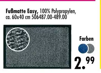 Möbel Boss Fußmatte easy Angebot