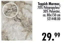 Möbel Boss Teppich marmor Angebot