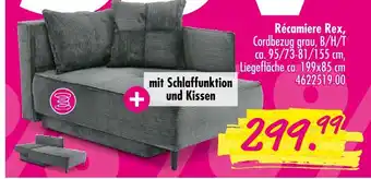 Möbel Boss Récamiere rex Angebot