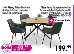 Möbel Boss Stuhl maria oder tisch petra Angebot