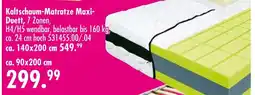 Möbel Boss Kaltschaum-matratze maxi- duett Angebot
