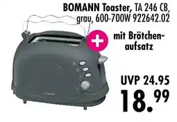 Möbel Boss Bomann toaster, ta 246 cb Angebot
