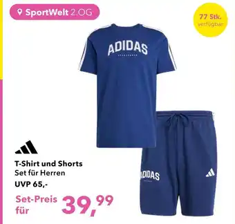 dodenhof Adidas t-shirt und shorts Angebot