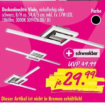 Möbel Boss Deckenleuchte viale Angebot