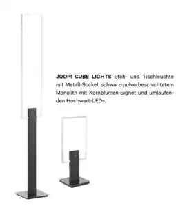 Segmüller Joop! cube lights Angebot