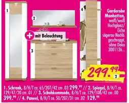 Möbel Boss Garderobe manhattan Angebot