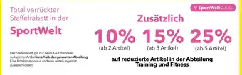 dodenhof Sportwelt total verrückter staffelrabatt Angebot
