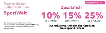 dodenhof Sportwelt rabattaktion Angebot