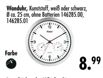 Möbel Boss Wanduhr Angebot
