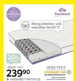 XXXLutz Träumeland kinderbettmatratze „octasmart luxe Angebot