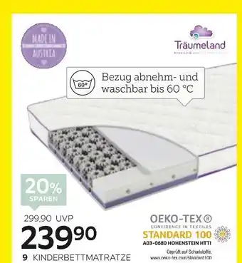 XXXLutz Träumeland kinderbettmatratze „octasmart luxe Angebot