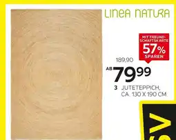 XXXLutz Linea natura juteteppich „circle“ Angebot