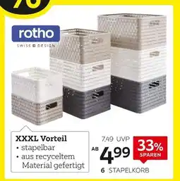 XXXLutz Rotho stapelkorb „country“ Angebot