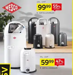 XXXLutz Wesco abfallsammler „pushboy“ oder abfallsammler „minimaster“ Angebot