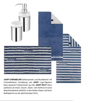 Segmüller Joop! chromeline seifenspender und mundbecher Angebot