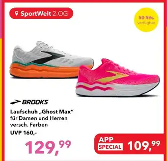 dodenhof Brooks laufschuh ghost max Angebot