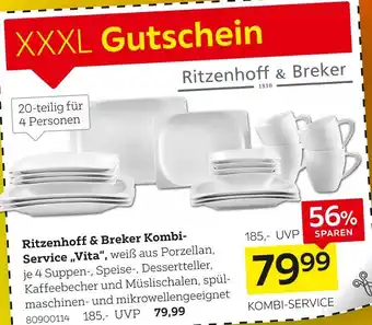 XXXLutz Ritzenhoff & breker kombi-service „vita“ Angebot