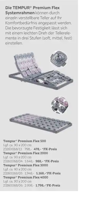 XXXLutz Die tempur premium flex systemrahmen Angebot