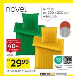 XXXLutz Novel satin-bettwäsche-garnitur oder kissenhüllen-set Angebot