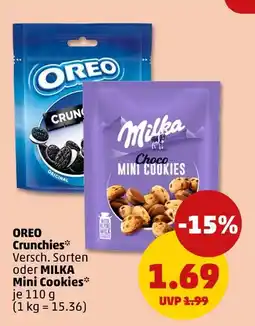 PENNY Oreo oder milka crunchies oder mini cookies Angebot
