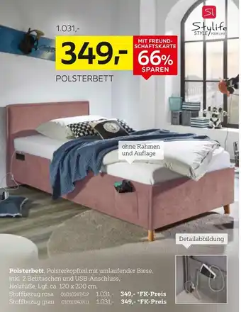 XXXLutz Polsterbett Angebot
