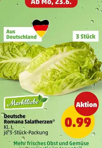 PENNY Marktliebe deutsche romana salatherzen Angebot