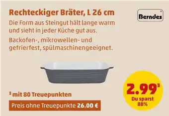 PENNY Berndes rechteckiger bräter, l 26 cm Angebot