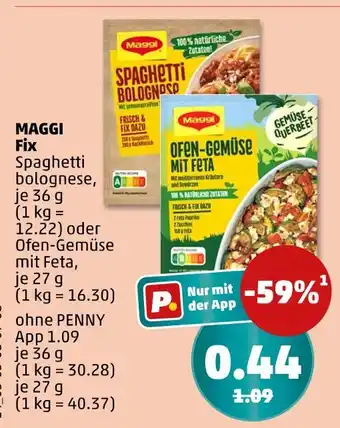 PENNY Maggi fix Angebot
