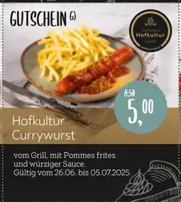 XXXLutz Hofkultur currywurst Angebot