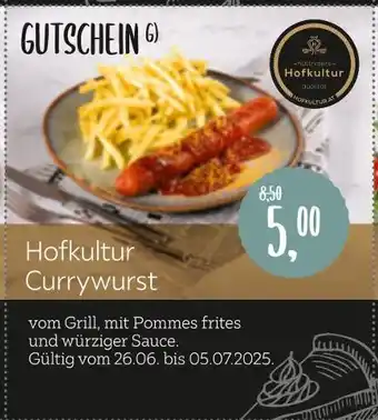 XXXLutz Hofkultur currywurst Angebot