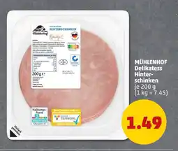 PENNY Mühlenhof delikatess hinterschinken Angebot