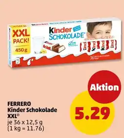 PENNY Ferrero kinder schokolade xxl Angebot