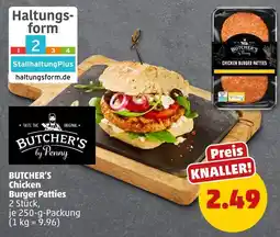 PENNY Butcher's chicken burger patties Angebot