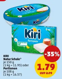 PENNY Kiri natur schale oder portionen Angebot