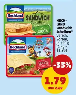 PENNY Hochland sandwich scheiben Angebot