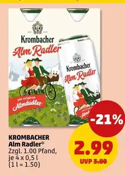 PENNY Krombacher alm radler Angebot