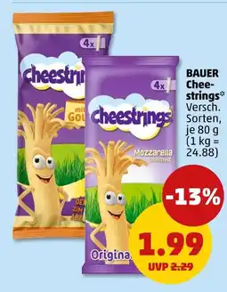 PENNY Bauer cheestrings Angebot