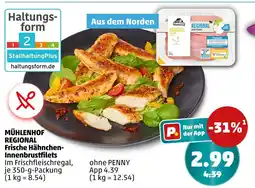 PENNY Mühlenhof frische hähnchen-innenbrustfilets Angebot