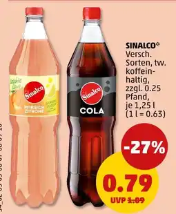 PENNY Sinalco erfrischungsgetränk Angebot