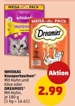 PENNY Whiskas oder dreamies katzenfutter Angebot